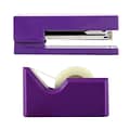 JAM Paper Desk Organizer Set, Purple (3378PU)