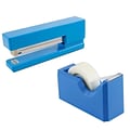 JAM Paper Desk Organizer Set, Blue 3378BL)