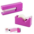 JAM PaperOffice & Desk Sets, (1) Stapler (1) Pack of Staples (1) Tape Dispenser, 20 Sheet Capacity,