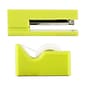 JAM Paper Desk Organizer Set, Lime Green (3378LG)