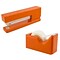 JAM Paper® Office & Desk Sets, (1) Stapler (1) Tape Dispenser, Orange, 2/pack