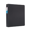 Standard 1-1/2 3 Ring Non View Binder with D-Rings, Black (26416-CC)