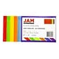 JAM Paper Poly Wallets, Letter Size, Assorted Colors, 6/Pack (218S0RGBYPCL)