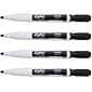 Expo Magnetic Dry Erase Markers, Fine Tip, Black, 4/Pack (1944745)