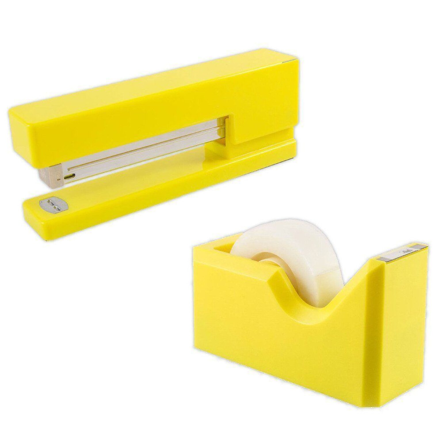 JAM Paper Desk Organizer Set, Yellow (3378YW)