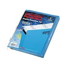 Pendaflex SureHook Expanding File, 5.25 Expansion, A-Z Index, Letter Size, 9-Pocket, Blue (PFX 5922