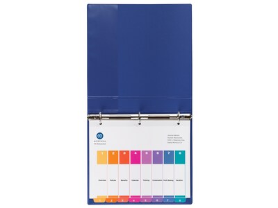 Avery Ready Index Table of Contents Pre-Printed Numeric Paper Divider, 8 Tabs, Multicolor, 6 Sets (11186)