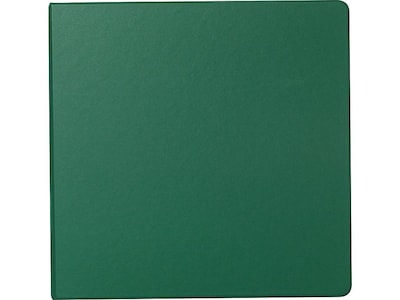 Staples Heavy Duty 3 3-Ring Non-View Binder, Green (24661)