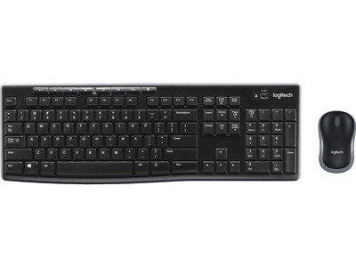 Logitech Combo MK270 Wireless Keyboard & Mouse, Black (920-004536)