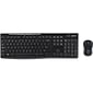 Logitech Combo MK270 Wireless Keyboard & Mouse, Black (920-004536)
