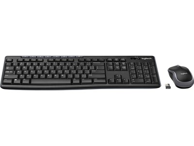 Logitech Combo MK270 Wireless Keyboard & Mouse, Black (920-004536)