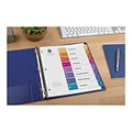 Avery Ready Index Customizable Table of Contents Numeric Paper Dividers, 8-Tab, Multicolor (11133)