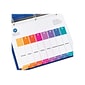 Avery Ready Index Table of Contents Paper Dividers, 1-8 Tabs, Multicolor (11133)