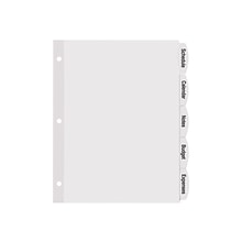 Avery Big Tab Printable Paper Dividers with White Labels, 5 Tabs, 20 Sets/Pack (11434)