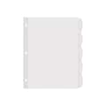 Avery Big Tab Printable Paper Dividers with Large White Labels, 5 Tabs, White, 20 Sets/Pack (14440)