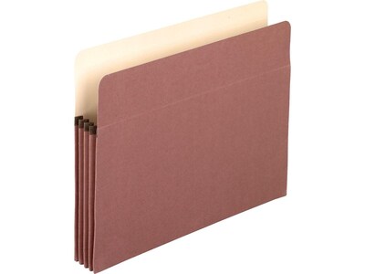 Pendaflex Earthwise 100% Recycled Heavy Duty Reinforced File Pocket, 3 1/2 Expansion, Letter Size,