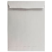 JAM Paper Open End Open End Catalog Envelope, 9 x 12, Light Grey, 100/Pack (12931115C)