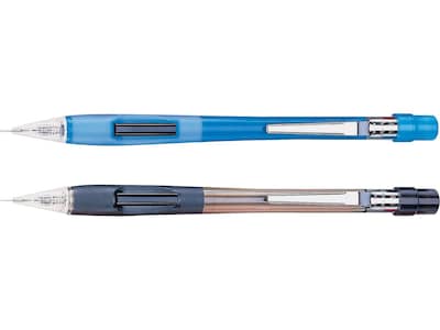 Pentel Quicker-Clicker Mechanical Pencil, 0.5mm, #2 Medium Lead, 2/Pack (PD345BP2-K6)