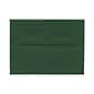 JAM Paper® A2 Invitation Envelopes, 4.375 x 5.75, Dark Green, 25/Pack (1512744)