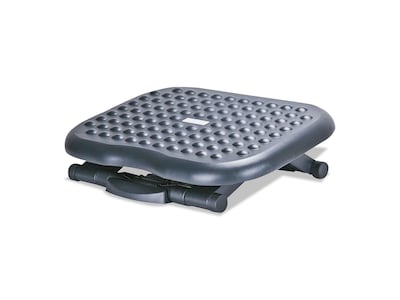 Alera Relaxing Adjustable Footrest, Black (ALEFS212)