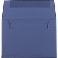 JAM Paper 4Bar A1 Invitation Envelopes, 3.625 x 5.125, Presidential Blue, 50/Pack (563916904i)