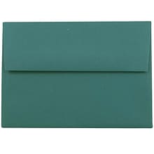 JAM Paper 4Bar A1 Invitation Envelopes, 3.625 x 5.125, Teal, 50/Pack (5157435i)