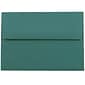 JAM Paper 4Bar A1 Invitation Envelopes, 3.625 x 5.125, Teal, 50/Pack (5157435i)