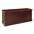 OfficeSource Abbey Collection 72 Credenza, Mahogany (962DMH)