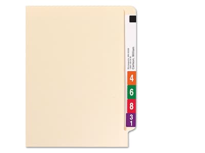 Smead End-Tab File Folders, Straight-Cut Tab, Legal Size, Manila, 100/Box (27100)