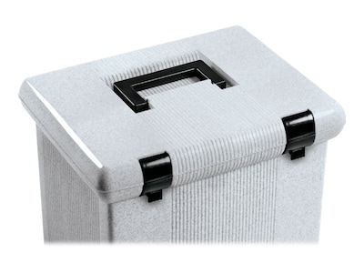 Pendaflex Hanging File Box, Letter Size, Granite (PFX 41747)