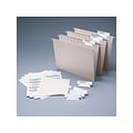 Smead Viewables Premium 3D Hanging Folder Tabs & Labels, White, Bulk Pack (64910)