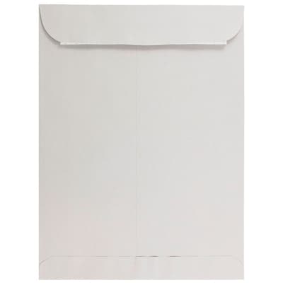 JAM Paper 10 x 13 Open End Envelopes with Peel and Seal Closure, Light Grey Kraft, 100/Pack (1293111