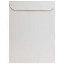 JAM Paper 10 x 13 Open End Envelopes with Peel and Seal Closure, Light Grey Kraft, 100/Pack (1293111