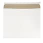 JAM Paper® Expandable Photo Mailer Envelopes with Self-Adhesive Closure, 17 x 14 x 1, White, 6 Rigid