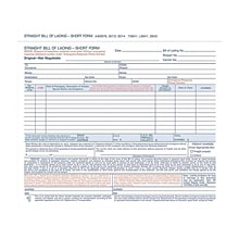 Adams 3-Part Carbonless Bill of Lading, 8.5L x 7.44W, 250 Sets/Book (B3876)