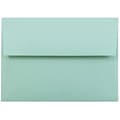 JAM Paper 4Bar A1 Invitation Envelopes, 3.625 x 5.125, Aqua Blue, 50/Pack (5157439i)