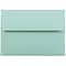 JAM Paper® 4Bar A1 Invitation Envelopes, 3.625 x 5.125, Aqua Blue, Bulk 250/Box (5157439c)