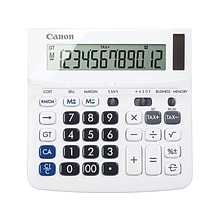 Canon TX-220TSII 0633C001AA 12-Digit Desktop Calculator, White