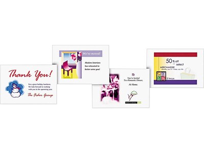 Avery Matte Postcards, 5.5" x 4.25", White, 200/Pack (5689)