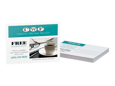 Avery Matte Postcards, 5.5" x 4.25", White, 200/Pack (5689)