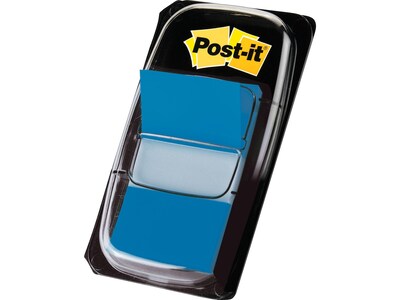 Post-it® Flags Value Pack, 1 x 1.7, Blue, 600 Flags (680-BE12)
