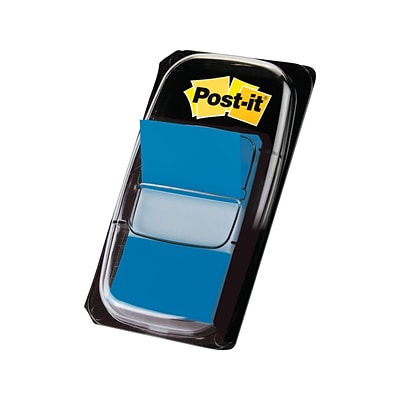 Post-it® Flags, 1 x 1.7, Blue, 1200 Flags (680-2-24)