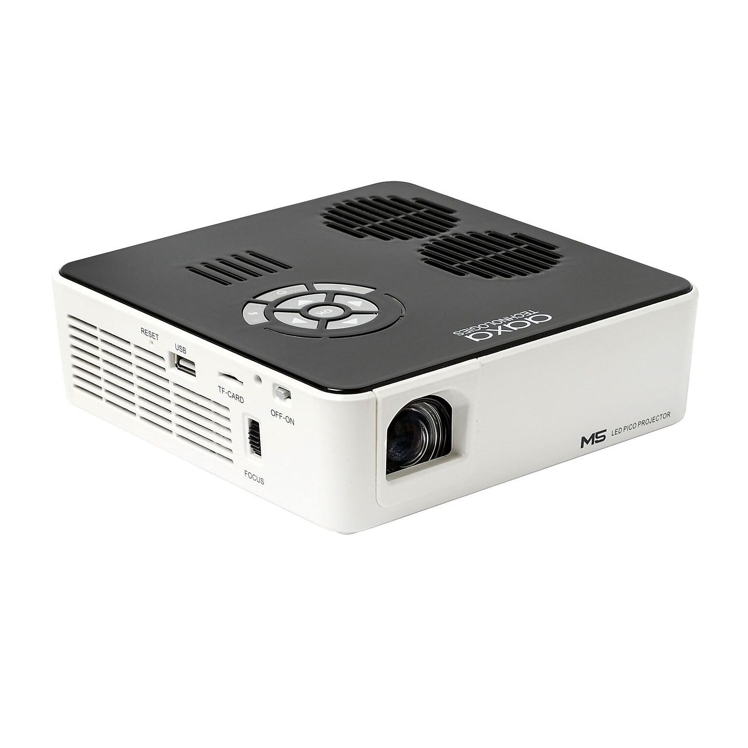 AAXA M5 Pico (Handheld) MP-500-01 DLP Projector, Black/White