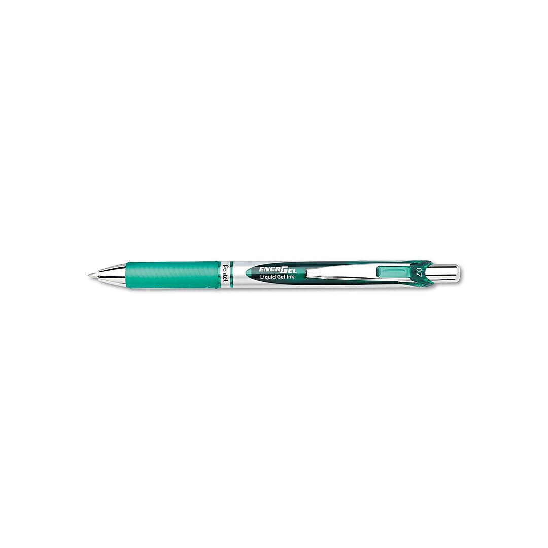 Pentel Energel Rtx Retractable Gel Pen Medium Point Green Ink Bl77 D Quill Com