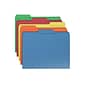 Smead Interior File Folders, 1/3-Cut Tab, Letter Size, Assorted Colors, 100/Box (10229)