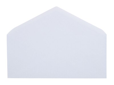 Staples® Gummed Security Tint #10 Envelope; 4-1/8" x 9-1/2", White, 500/Box (200519/19260)