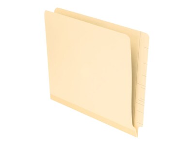 Pendaflex Reinforced End-Tab File Folders, Straight-Cut Tab, Letter Size, Manila, 100/Box (11035)