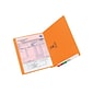 Smead End-Tab File Folders, Shelf-Master Reinforced Straight-Cut Tab, Letter Size, Orange, 100/Box (25510)