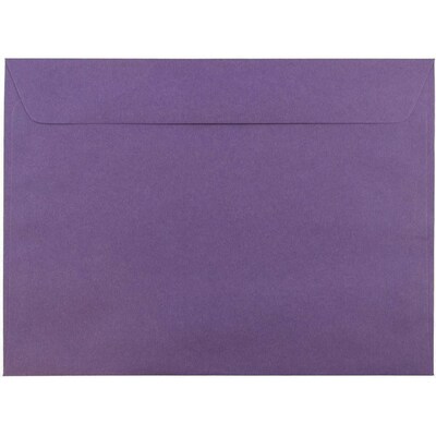 JAM Paper® 9 x 12 Booklet Envelopes, Dark Purple, 50/Pack (572312532i)