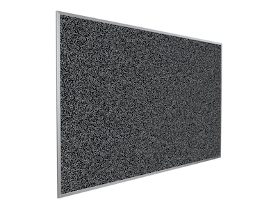 Balt Presidential Trim Rubber-Tak Bulletin Board, Silver Frame, 6 x 4 (321PG)